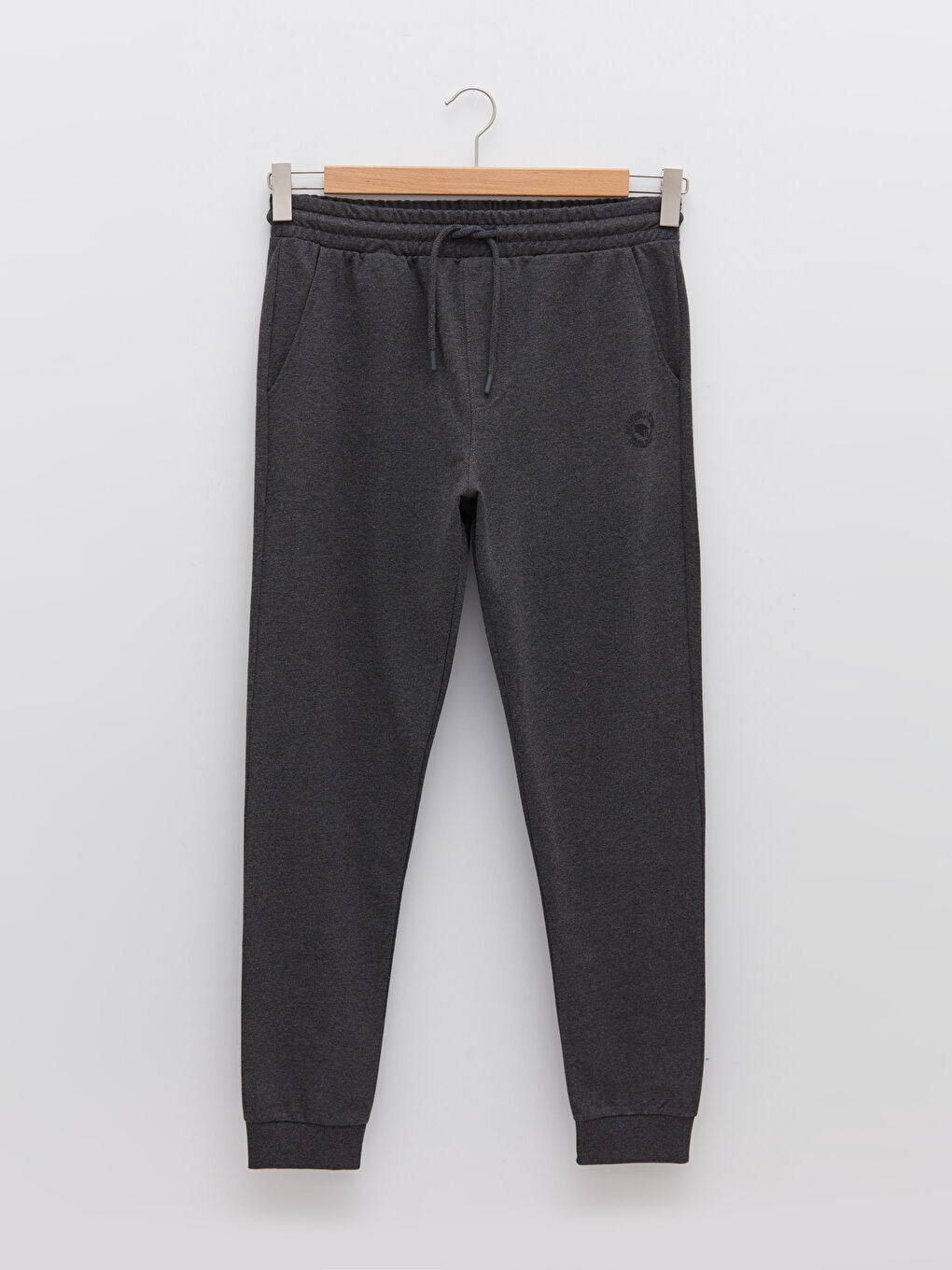 Antrasit Slim Fit Erkek Eşofman Altı-5