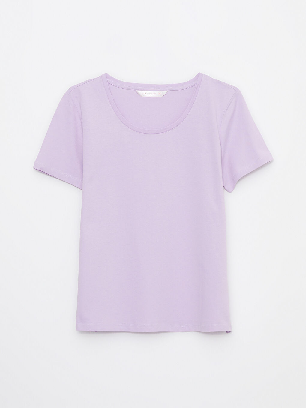 Crew Neck Straight Short Sleeve Cotton Women's Pajamas Set-6