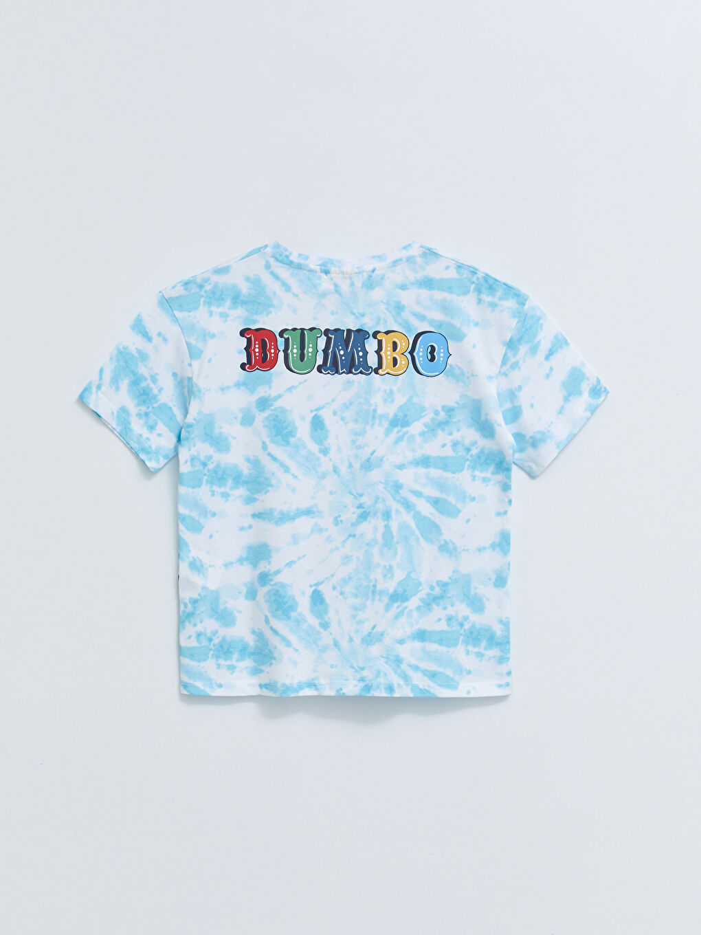LCW Kids Crew Neck Dumbo Printed Short Sleeve Cotton Girls T-Shirt -S2ER77Z4-LTY