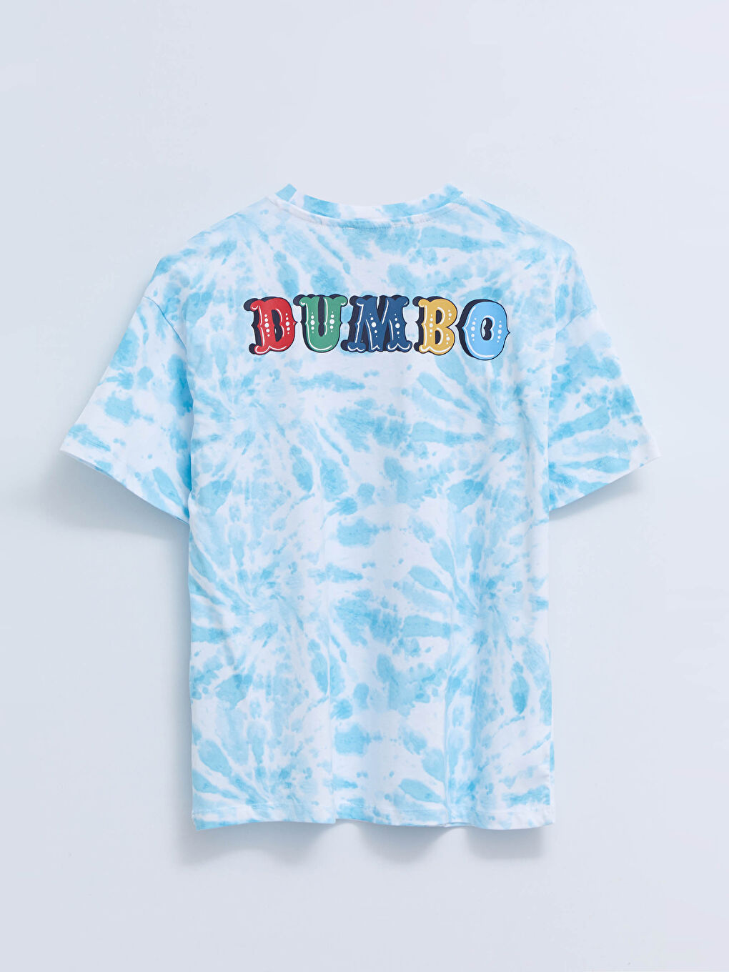 LCW Casual T-shirt en Coton à Manches Courtes avec Col Rond et Imprimé Dumbo pour Femmes - Combinaison Mère Fille -S2ER83Z8-LTY