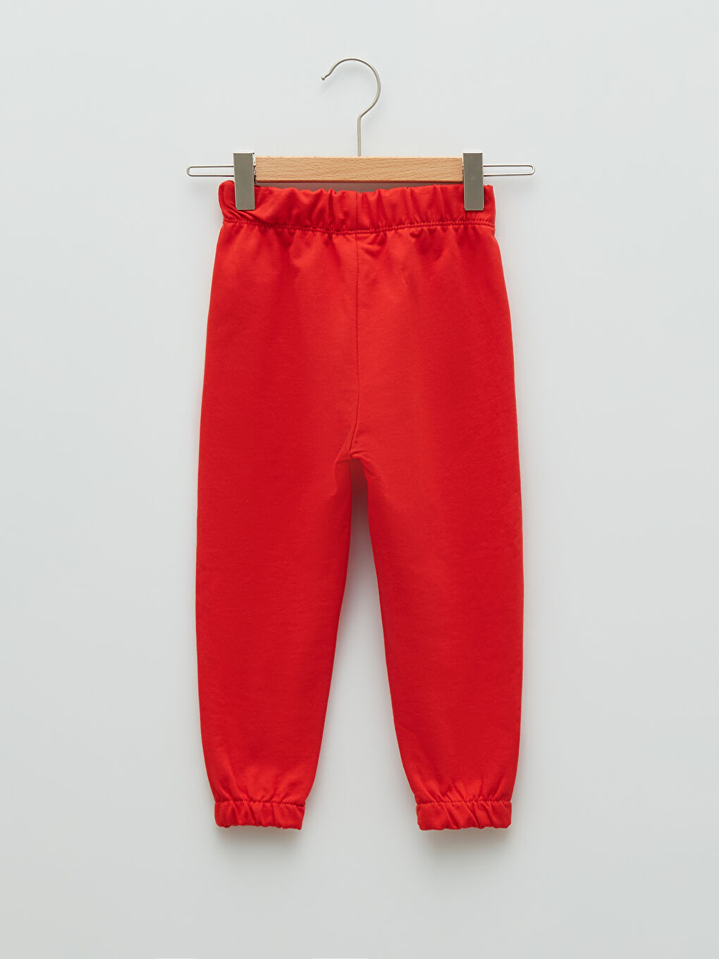 Kırmızı Beli Lastikli Basic Erkek Bebek Eşofman Alt-1