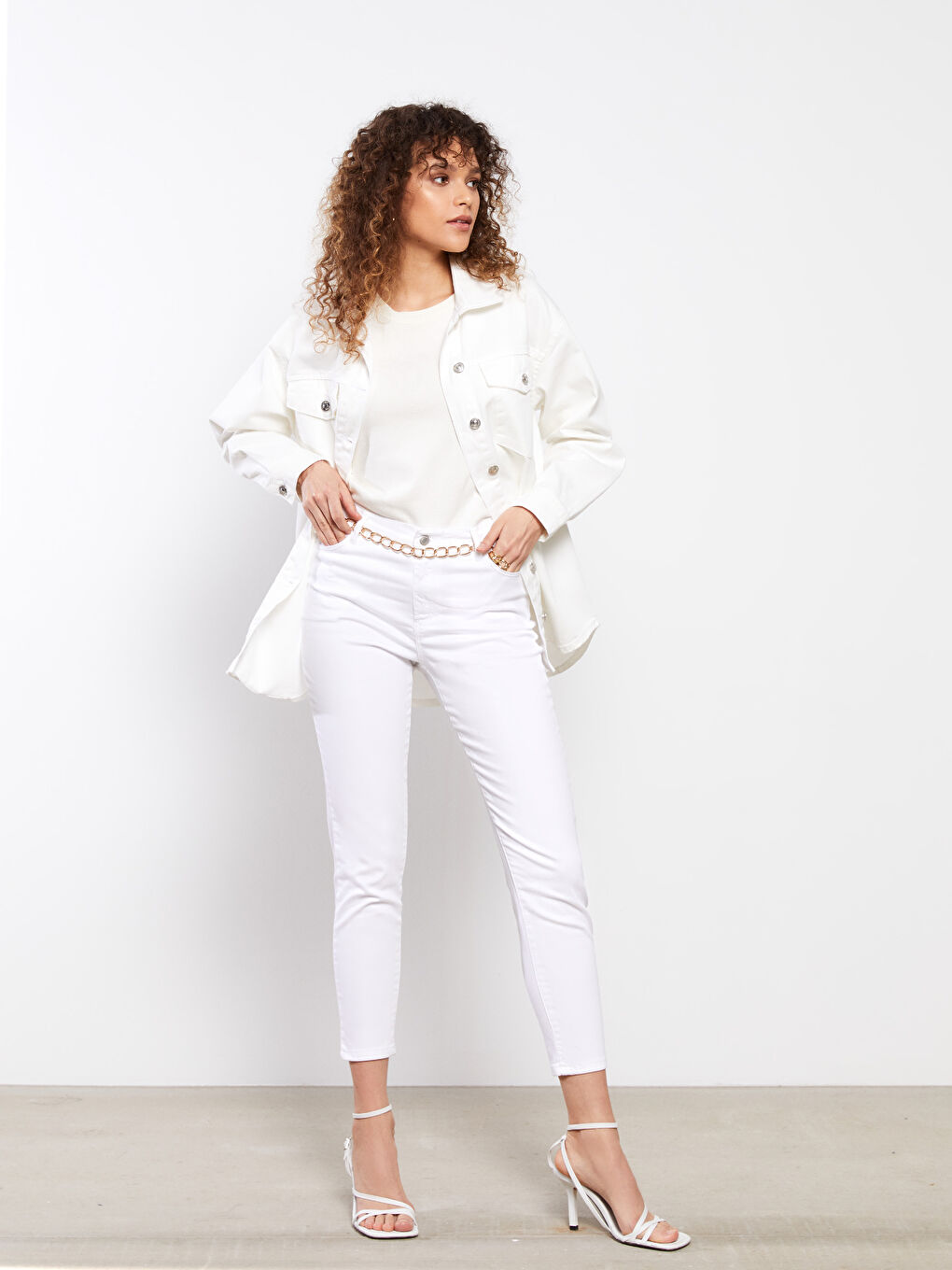 Mercury Skinny Fit Cep Detaylı Kadın Rodeo Jean Pantolon-1