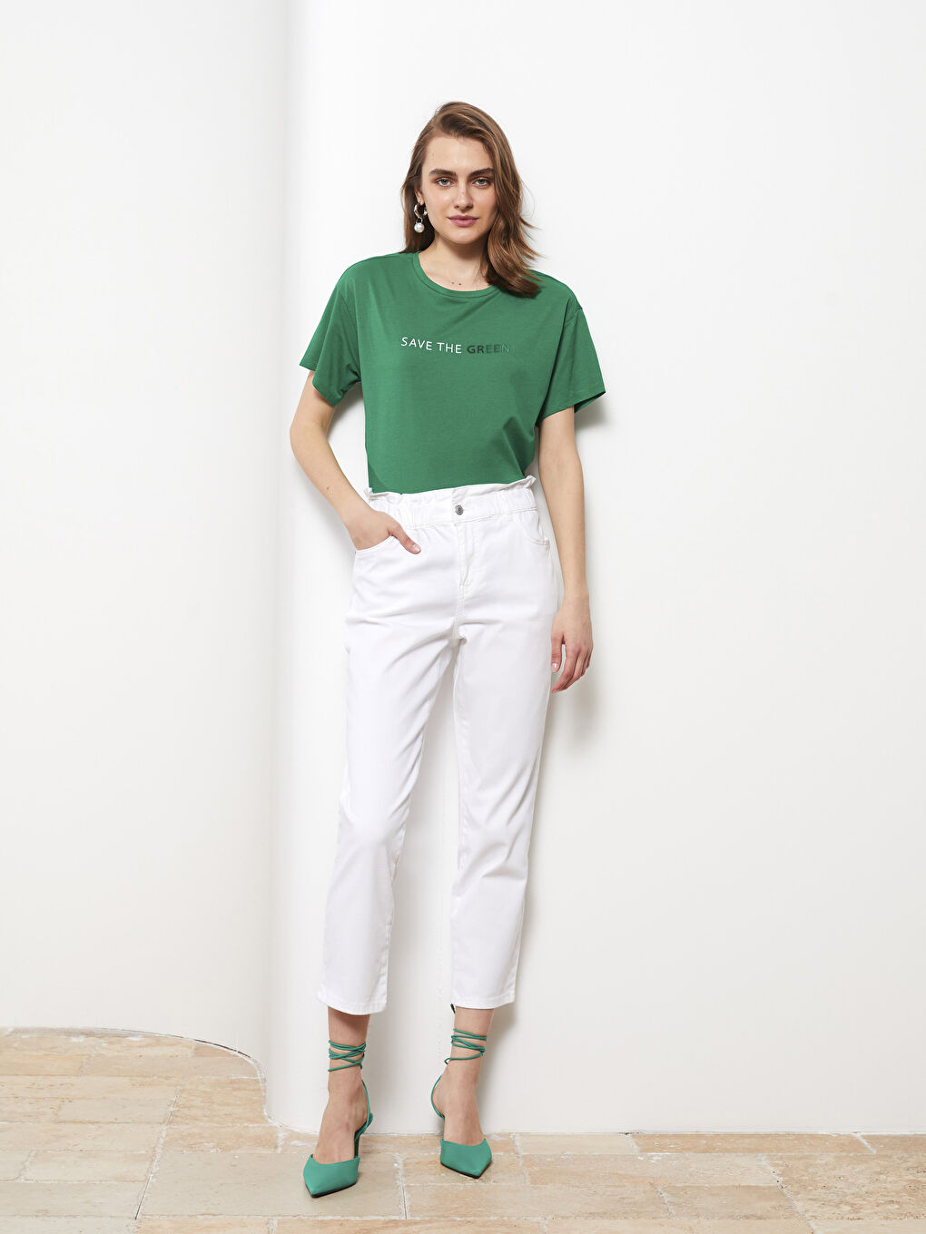 Blugi Rodeo cu Talie Elastică, Croială Skinny Fit Mercur pentru Femei, cu Detalii de Buzunar