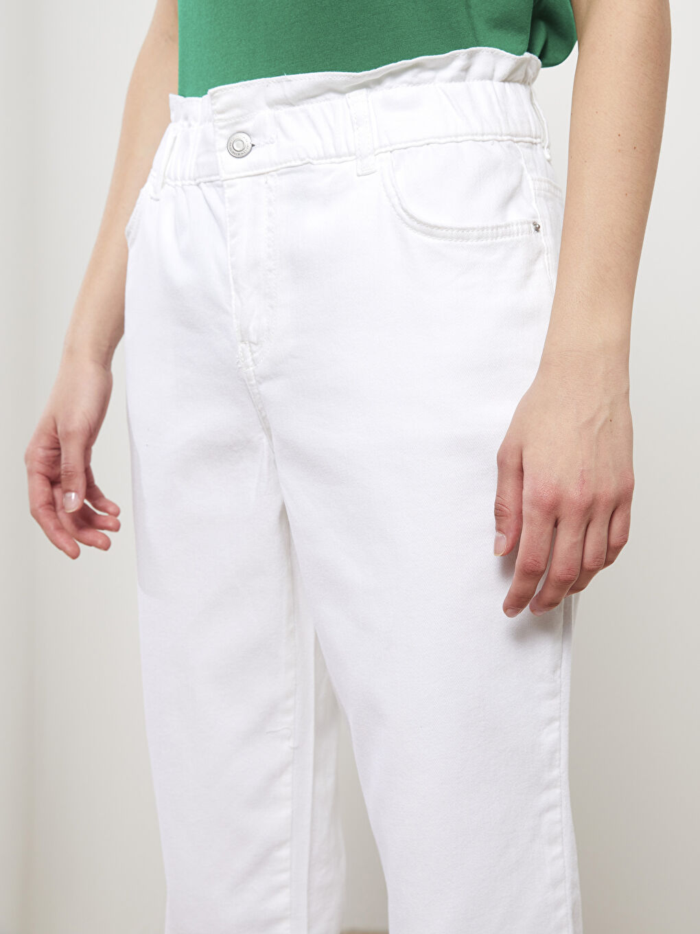 Blugi Rodeo cu Talie Elastică, Croială Skinny Fit Mercur pentru Femei, cu Detalii de Buzunar-3