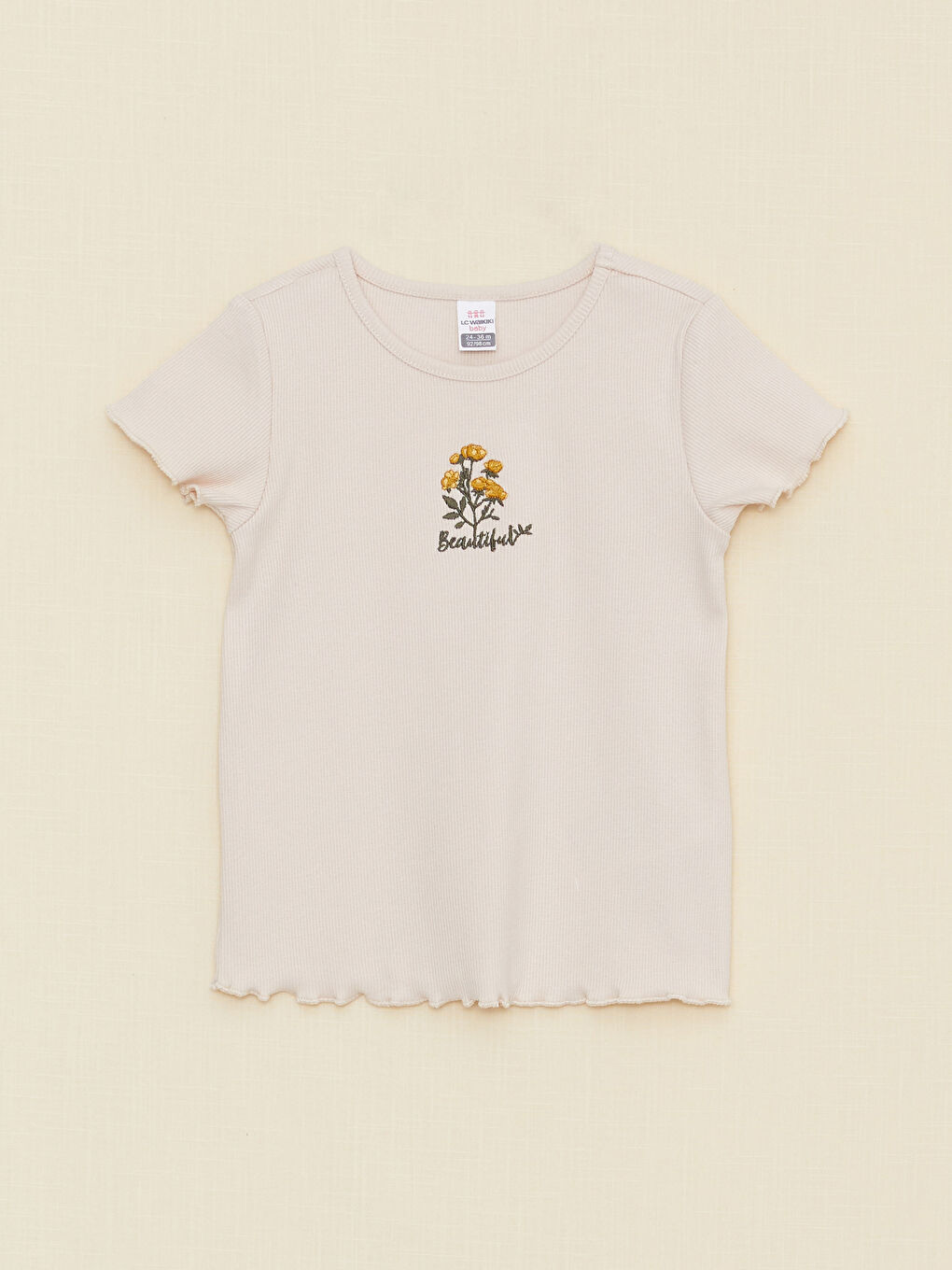Ensemble T-Shirt et Robe Bébé Fille en Coton Imprimé à Manches Courtes et Col Rond Lot de 2-3