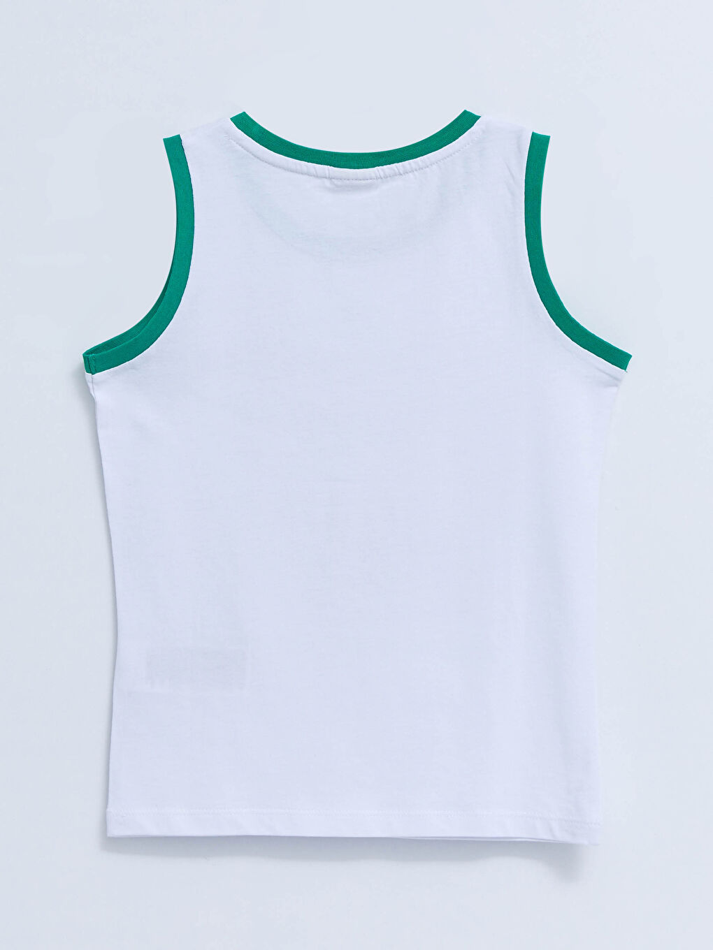 Crew Neck Printed Boys' Vest-1