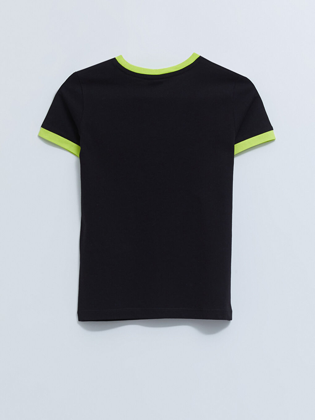 Футболка с коротким рукавом для мальчиков с круглым вырезом и принтом-1