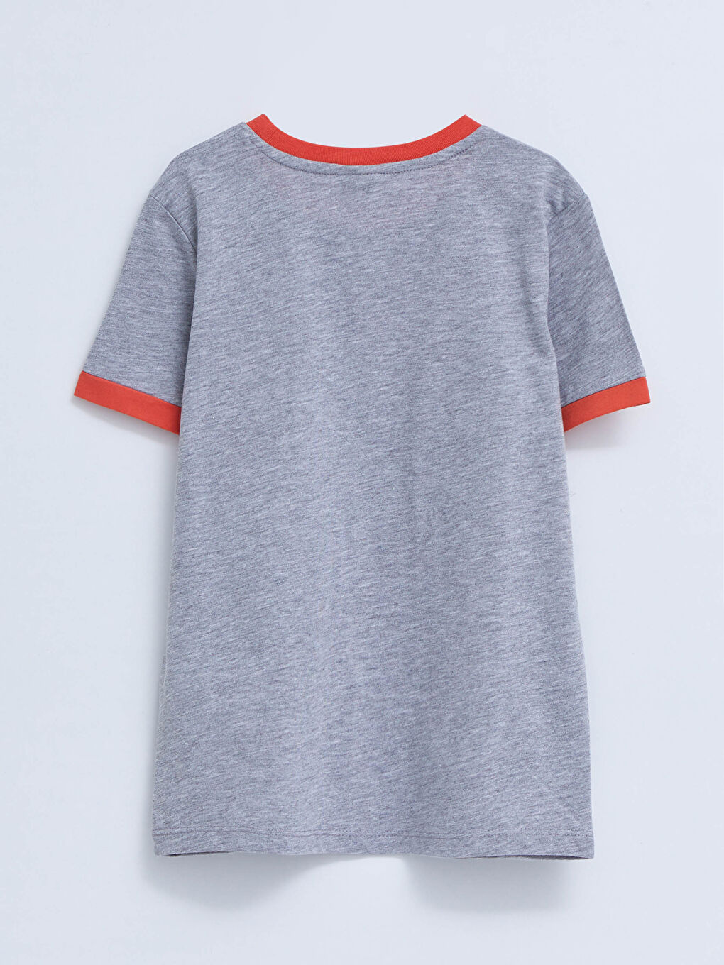 قميص أولاد كم قصير مطبوع بكول مدور-1