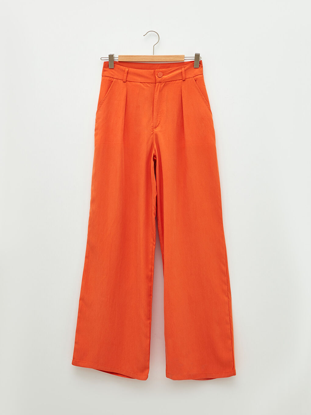 әйелдерге арналған ыңғайлы пішімді түзу қалталы шалбар-5