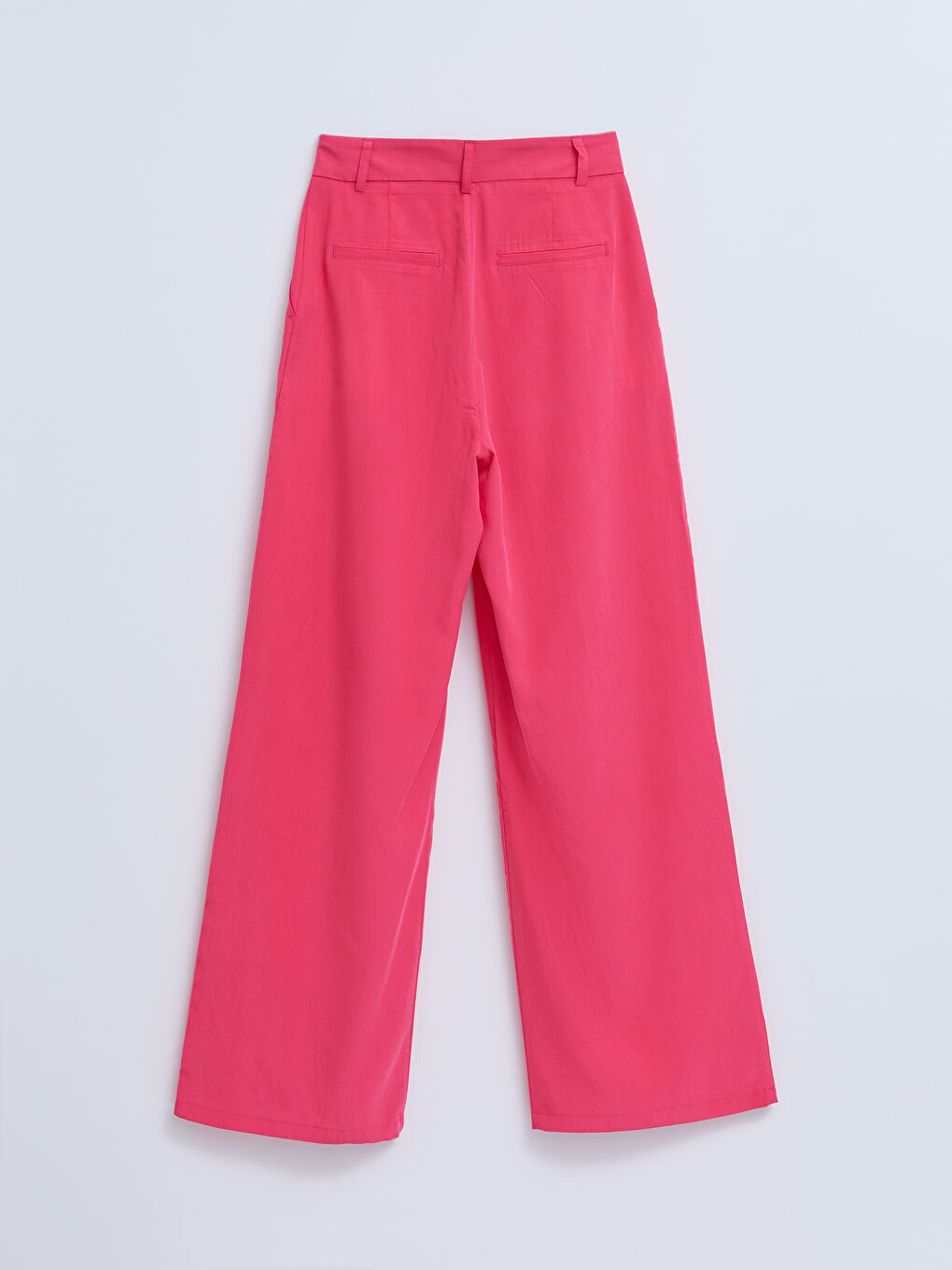 Comfortable Fit Straight Pocket Detailed Women's Trousers-6