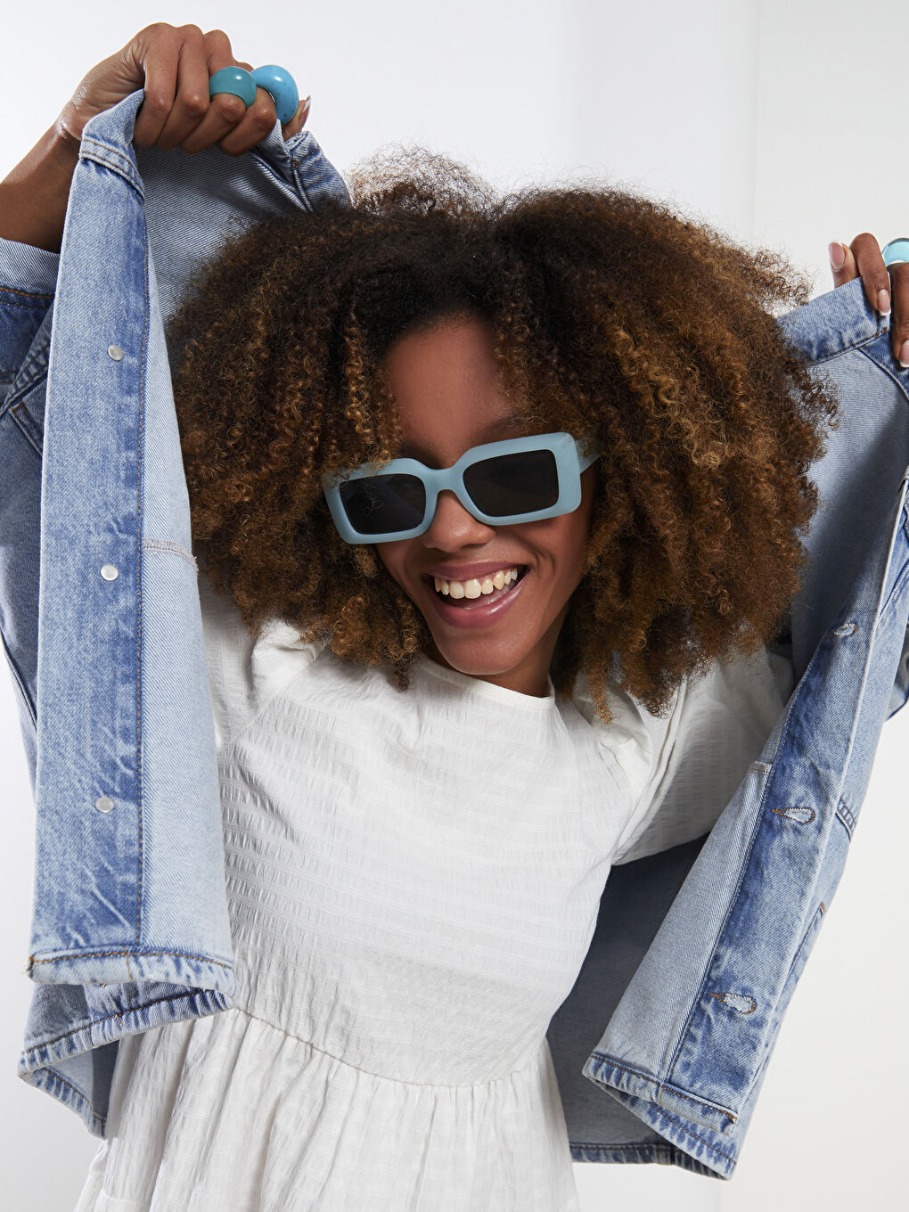 Crew Neck Patterned Cotton Women's Dress-3