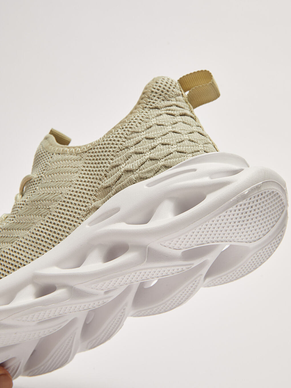 Baskets de Sport Actives à Semelle Épaisse à Lacets à Motifs pour Femmes-3