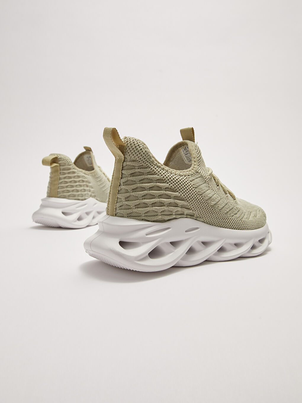 Baskets de Sport Actives à Semelle Épaisse à Lacets à Motifs pour Femmes-4