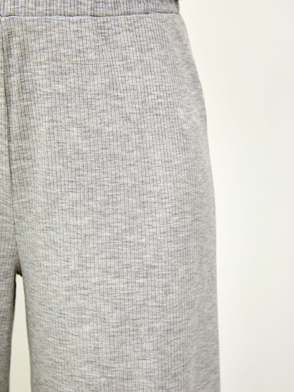 Pantalon de survêtement uni à taille élastiquée pour Femmes-2