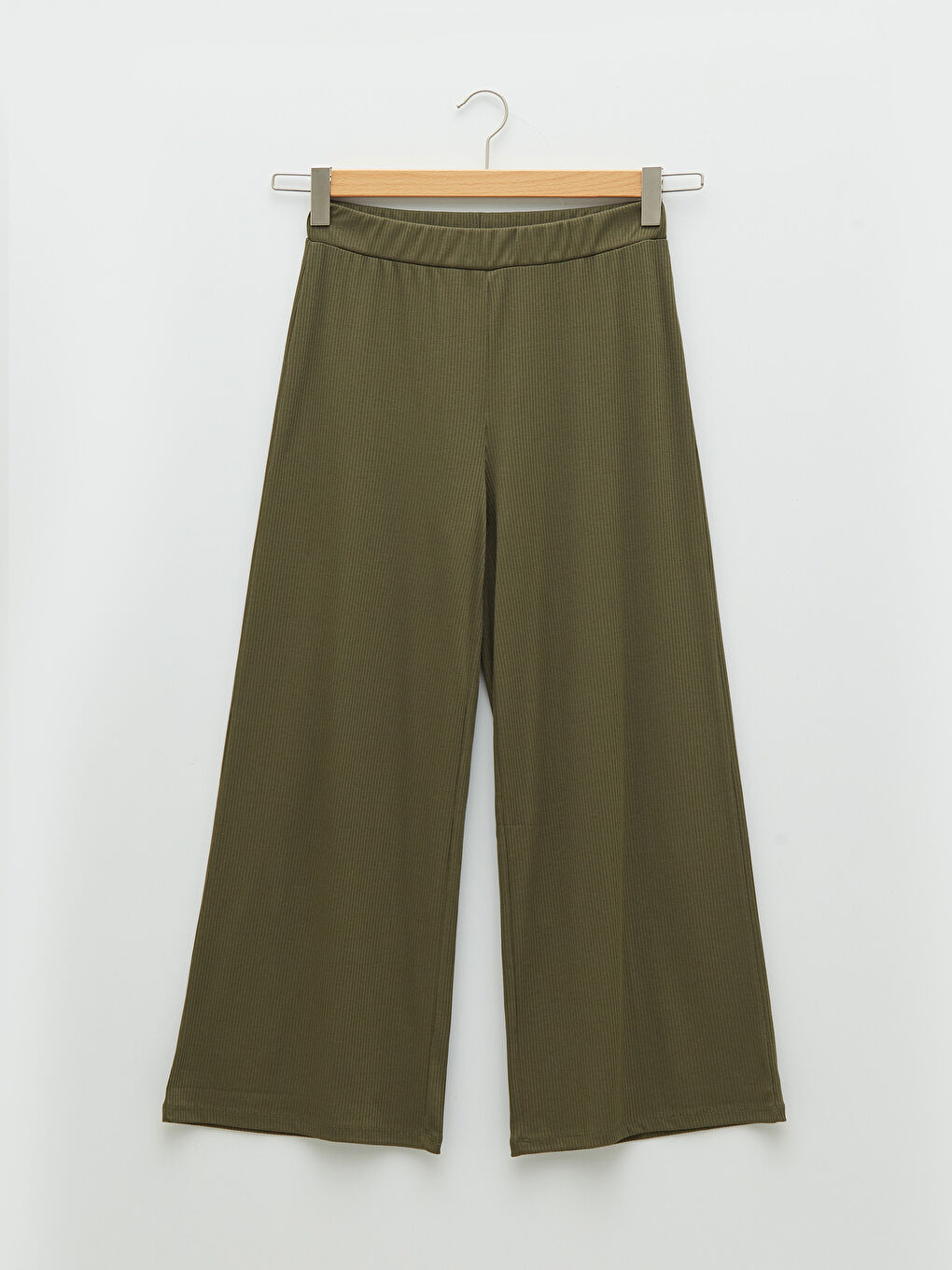 بنطلون رياضي سادة بخصر مرن للسيدات-5