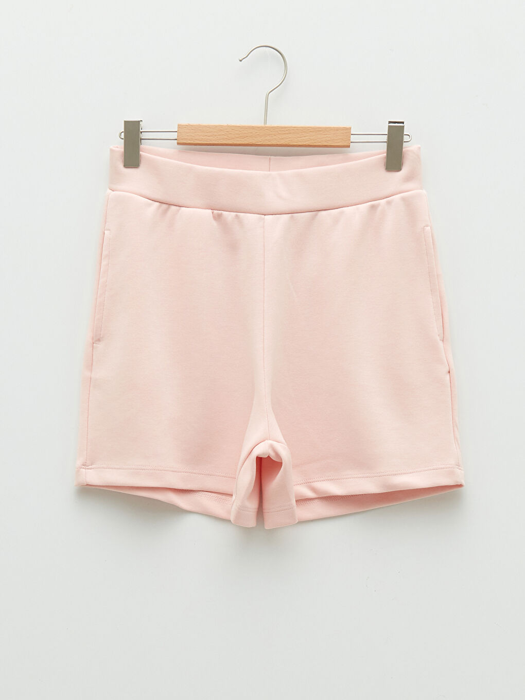 Hooded Basic Long Sleeve Girls' Sweatshirt and Shorts-3