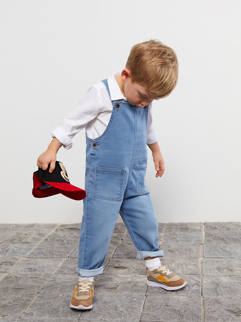 İndigo Basic Erkek Bebek Jean Salopet-1