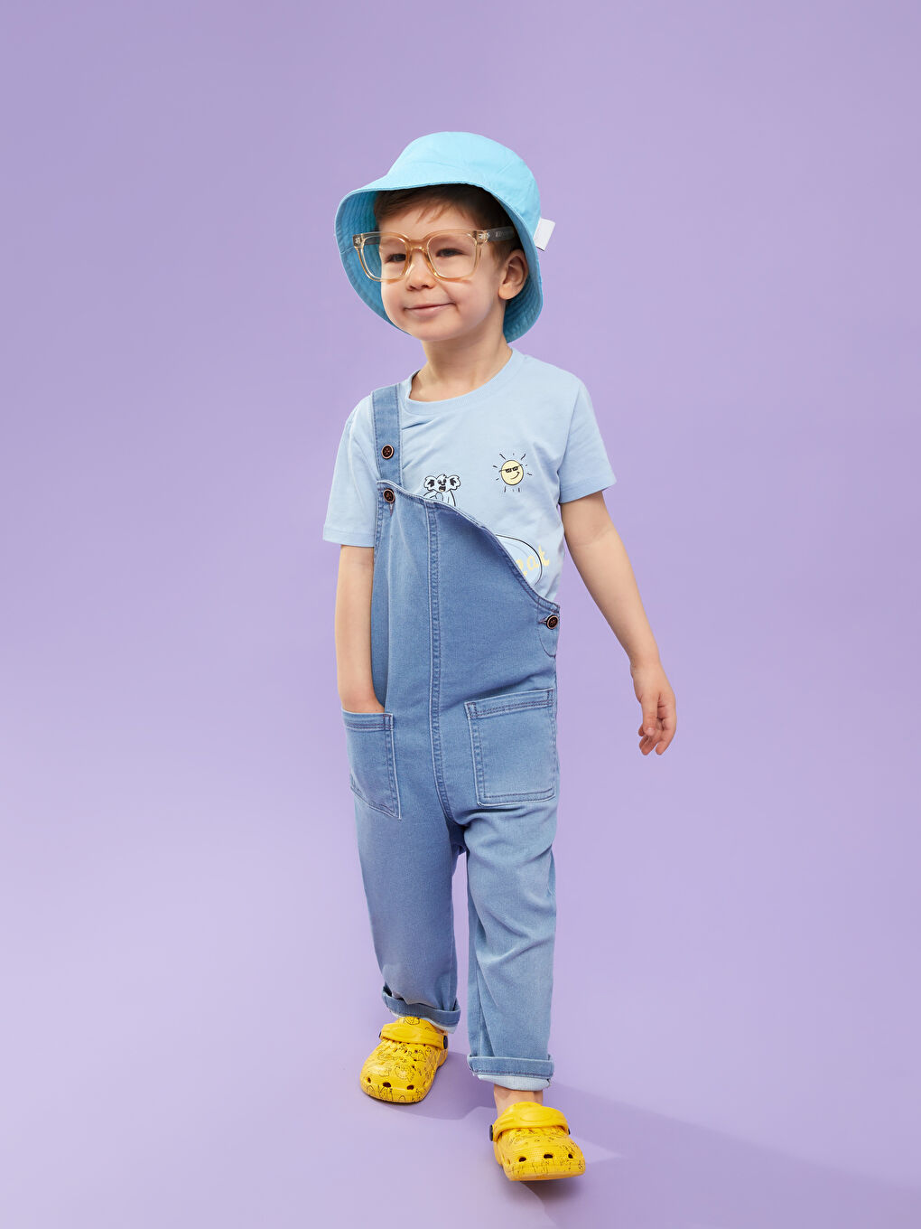 İndigo Basic Erkek Bebek Jean Salopet-3