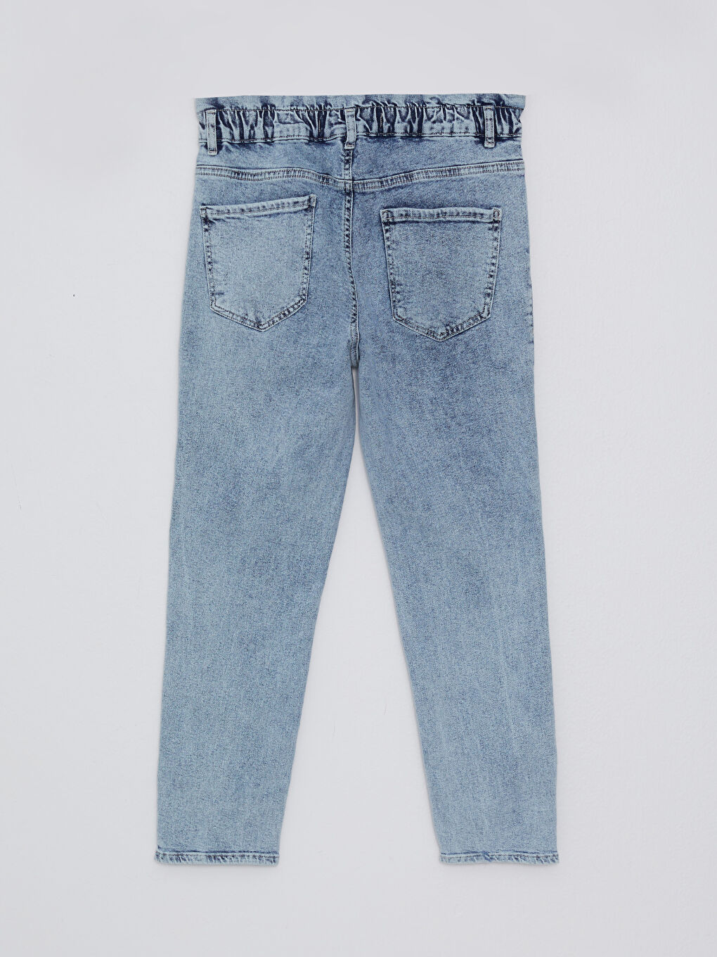 LCWAIKIKI Classic High Waist Paperbag Women Jeans -S2EU55Z8-311