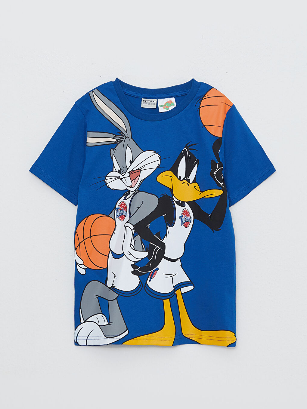 LCW Kids Тениска с кръгло деколте, отпечатка Looney Tunes, къс ръкав, за момчета -S2EU76Z4-JV8