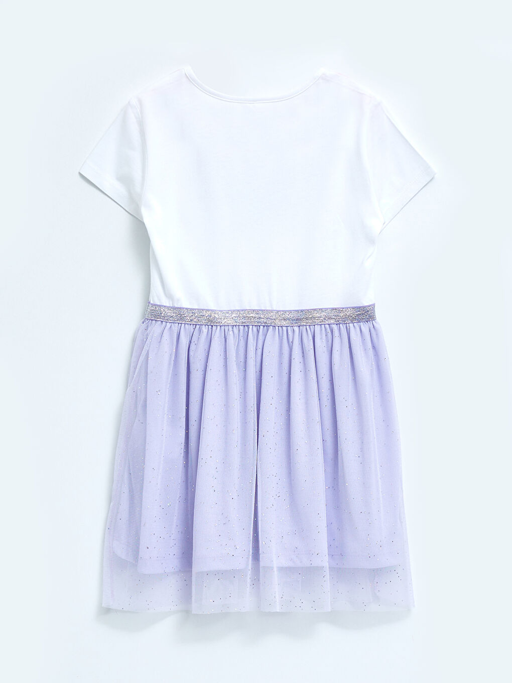 Crew Neck Short Sleeve Girl's Nightdress -S2EU85Z4-G7S
