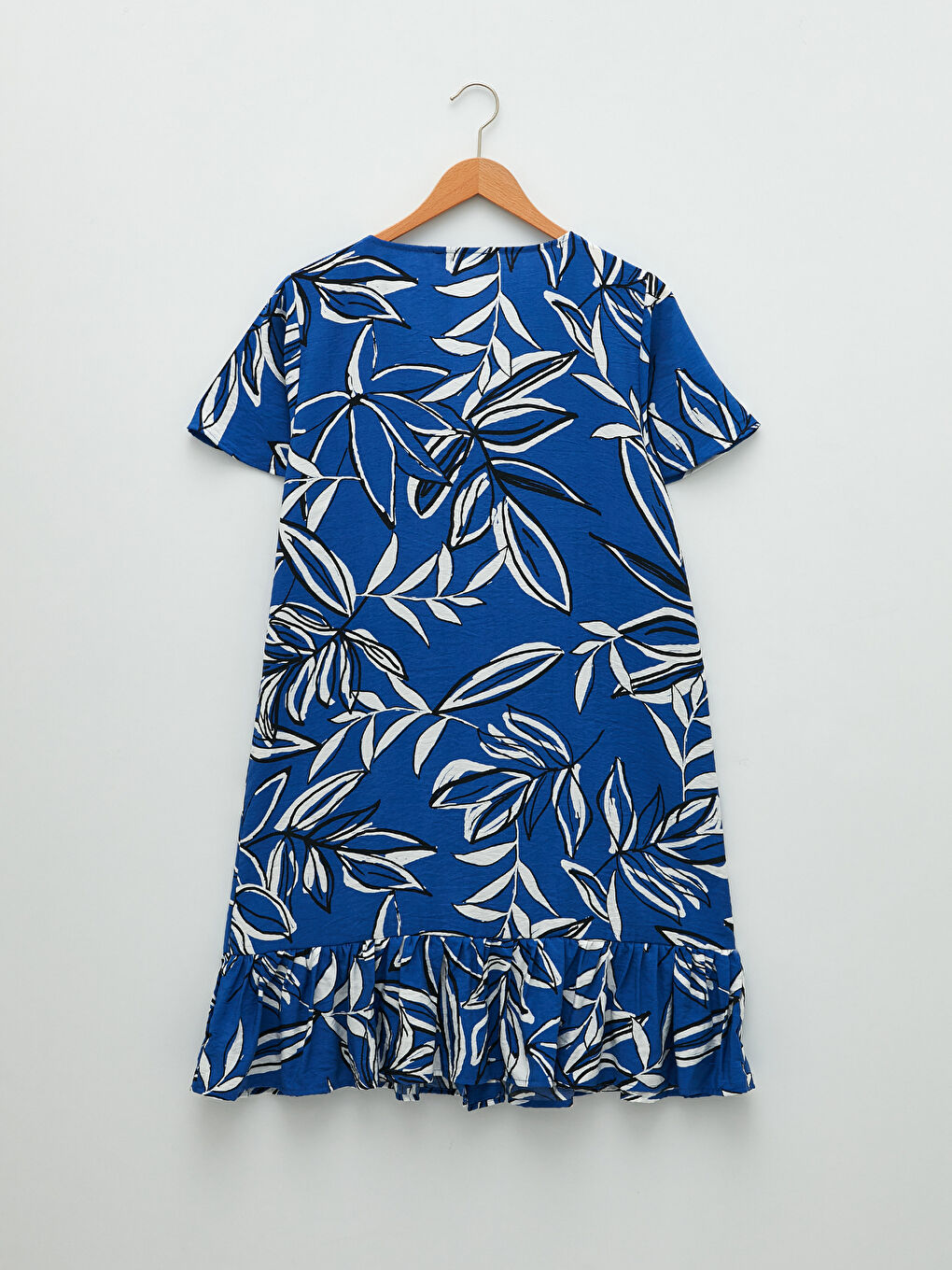 V-Neck Floral Short Sleeve Women's Dress -S2EV52Z8-LSJ