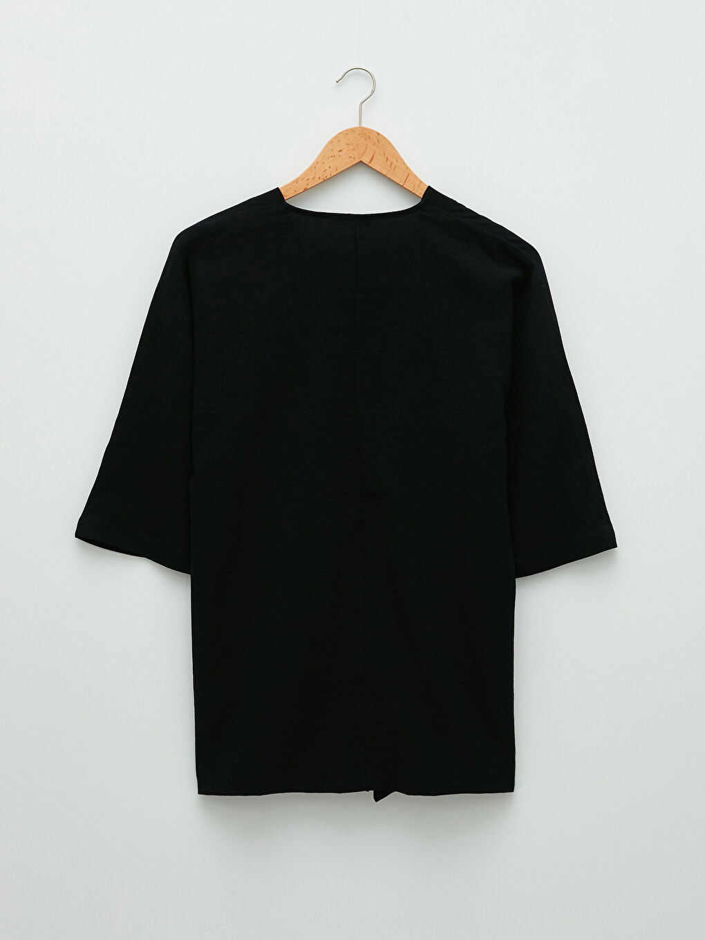 Әйелдерге арналған шаль жаға өрнексіз кимоно-6