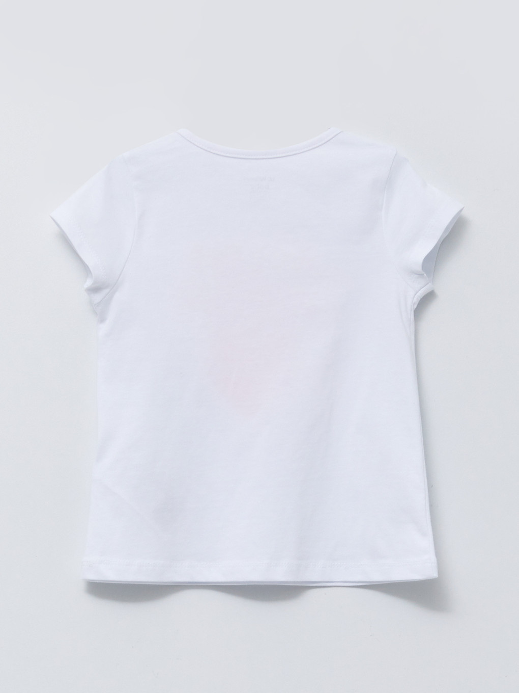 Crew Neck Short Sleeve Printed Baby Girls' T-shirt-1
