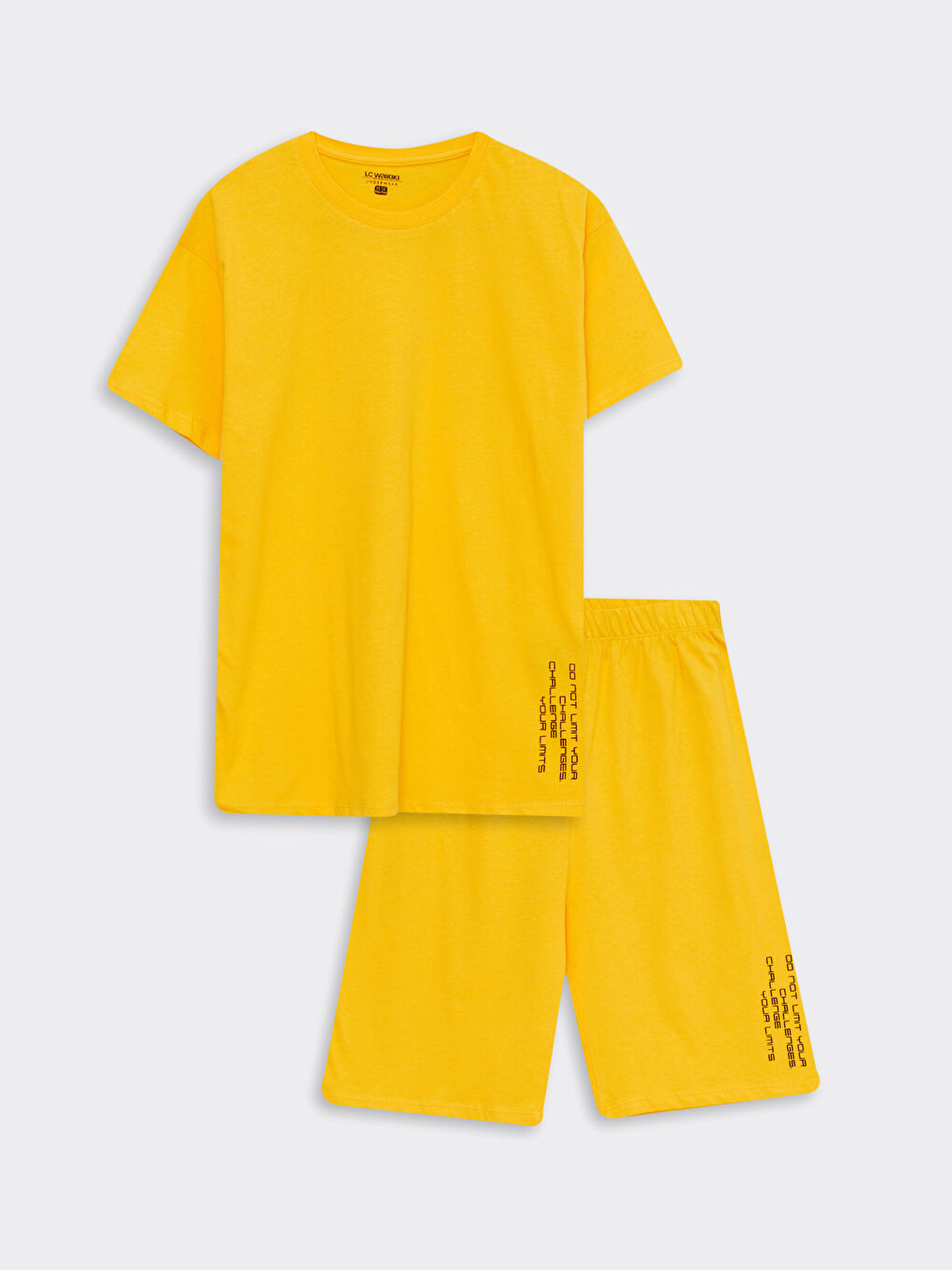 Crew Neck Printed Short Sleeve Boys' Shorts Pyjama Set -S2EV95Z4-G7U