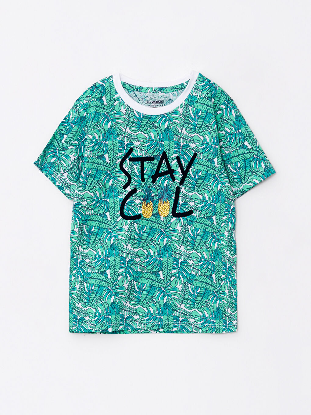 LCW Kids Ensemble Pyjama Court à Manches Courtes Imprimé pour Garçons Col Rond -S2EV99Z4-LU7