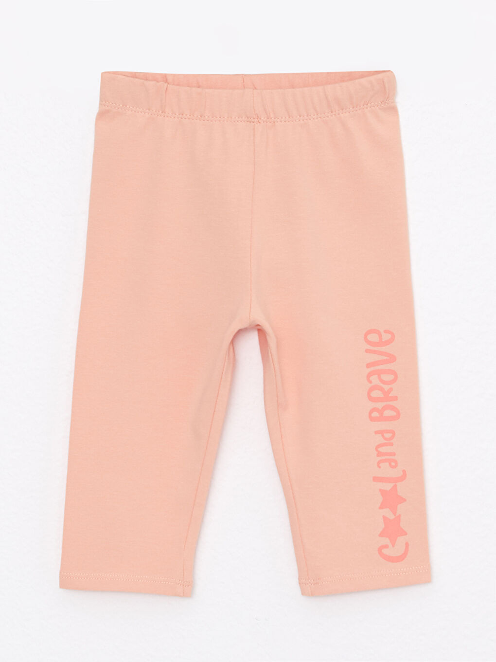 Elasticated Waist Printed Baby Girls' Leggings