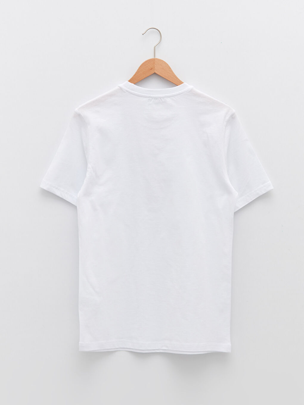 Beyaz Oversize Bisiklet Yaka Kısa Kollu Adana Baskılı Penye Erkek Tişört-9