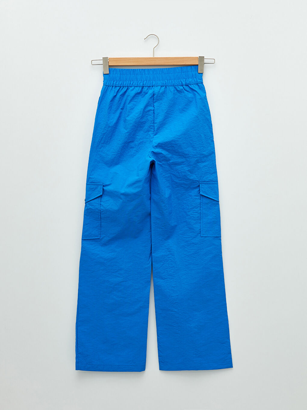 Elastischer Bund Bequeme Passform Gerade Tasche Damenhose Detailliert-6