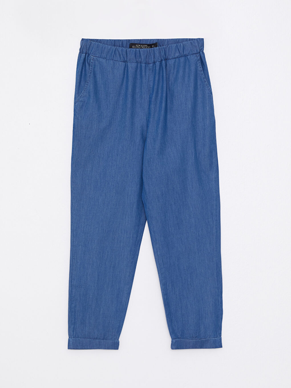 Taille Élastique Coupe Confortable Détails Poches Jean Rodeo pour Femmes-5