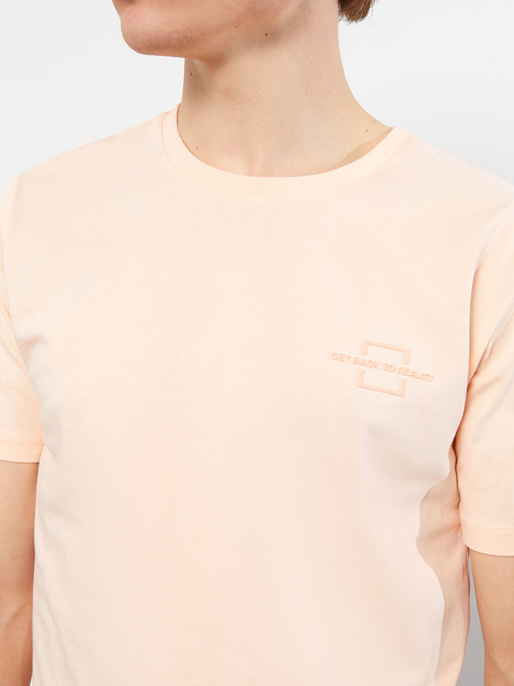 XSIDE Crew Neck Short Sleeve Printed Combed Cotton Men's T-shirt -S2FA64Z8-FSP