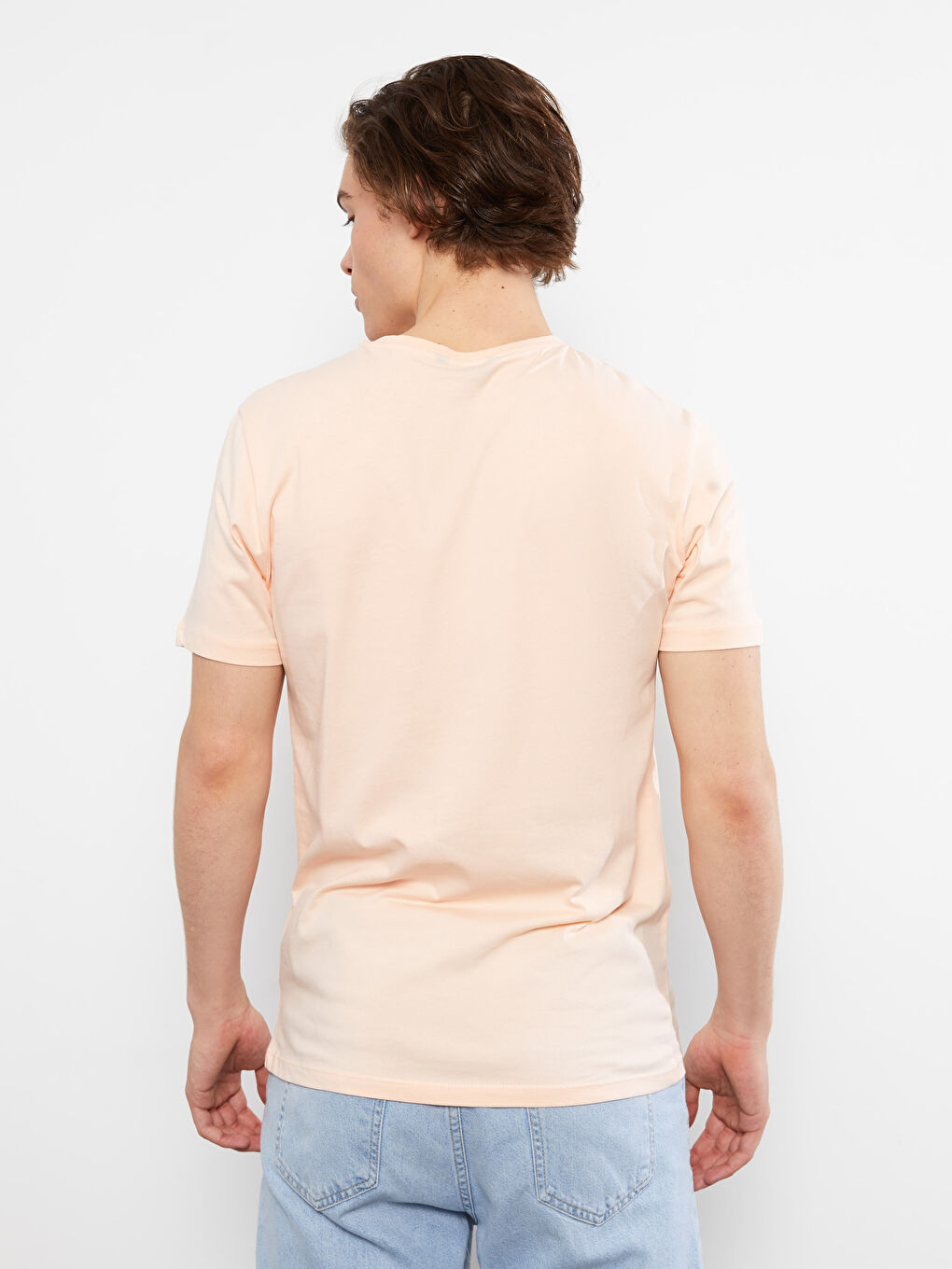 XSIDE Crew Neck Short Sleeve Printed Combed Cotton Men's T-shirt -S2FA64Z8-FSP