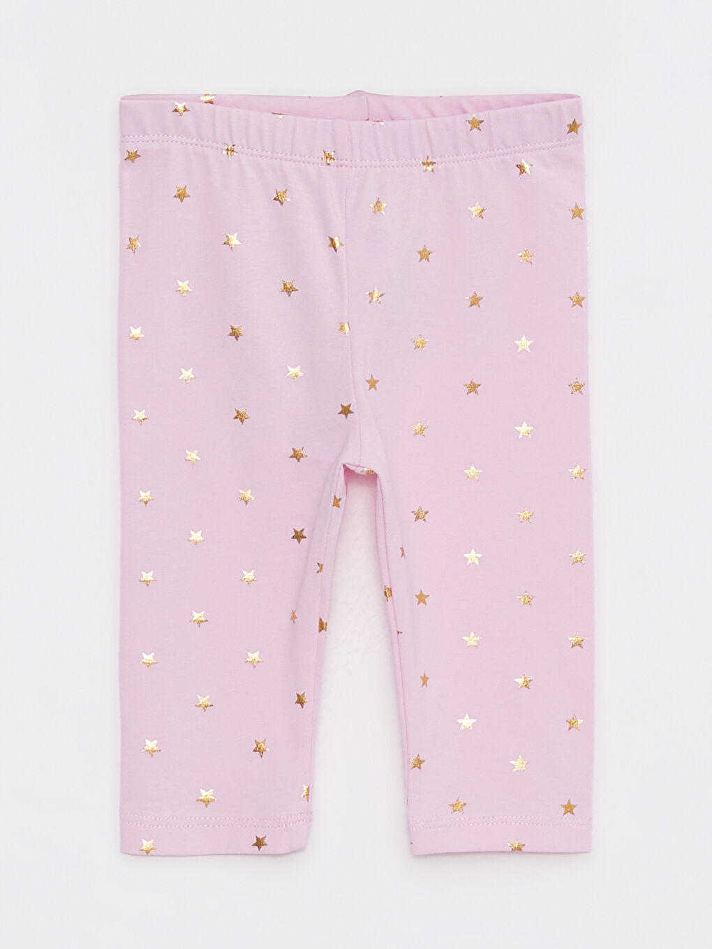 Elastic Waist Printed Cotton Baby Girl Long Tights -S2FB33Z1-LUL