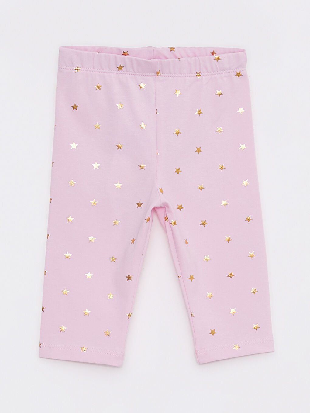 LCW baby Elastic Waist Printed Cotton Baby Girl Tights -S2FB42Z1-LUL