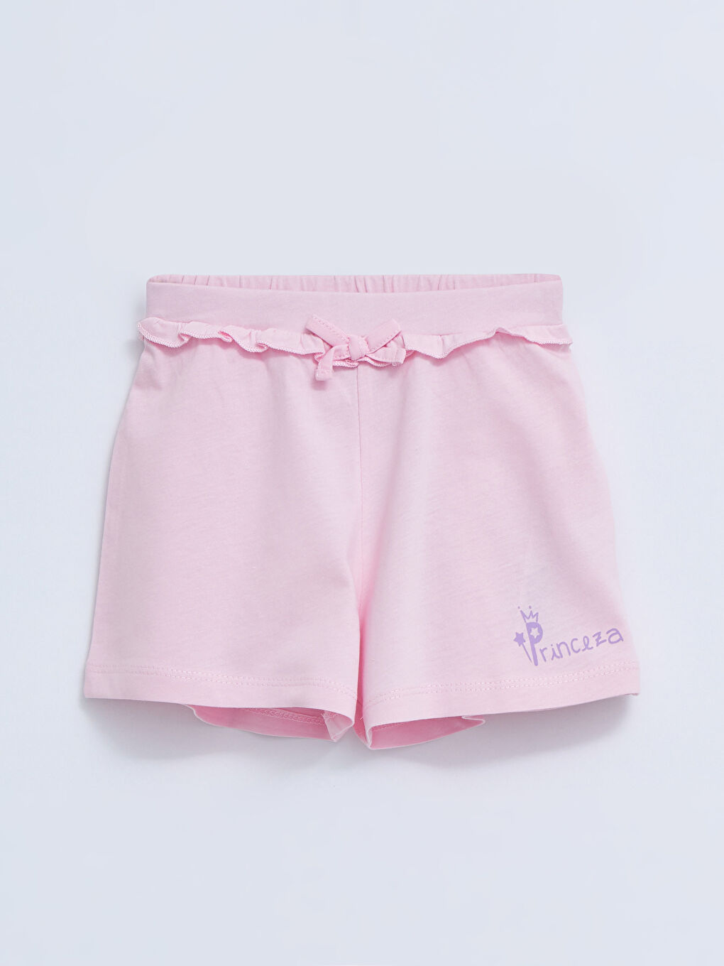 Elastic Waist Cotton Baby Girl Shorts -S2FB44Z1-FWJ