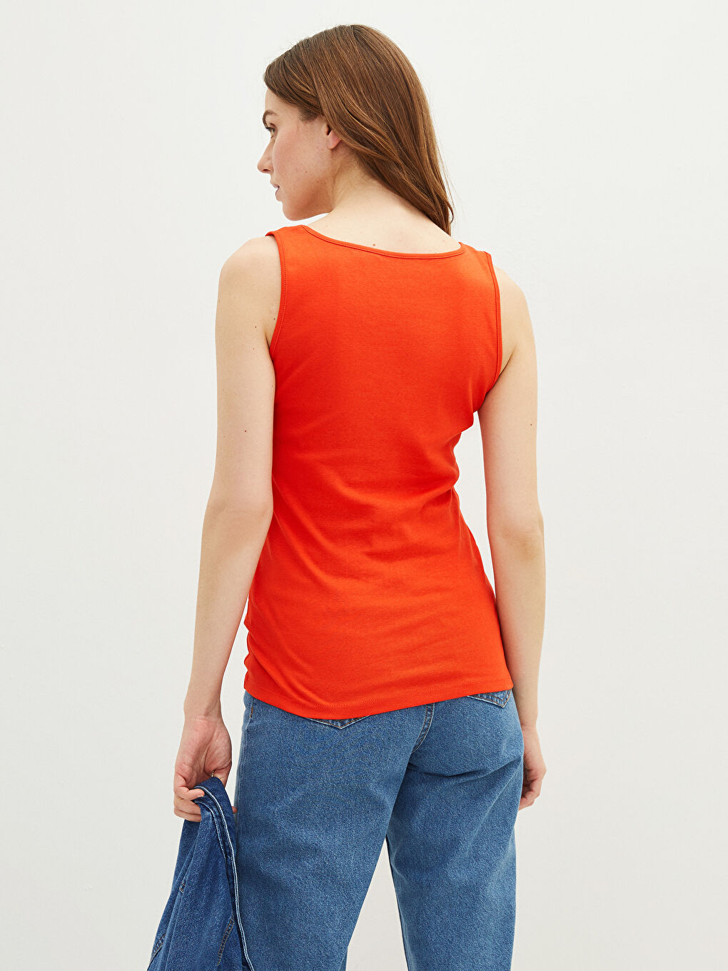 یەلەگی یاخەی U سادە کۆتۆنی بۆ ژنان-5