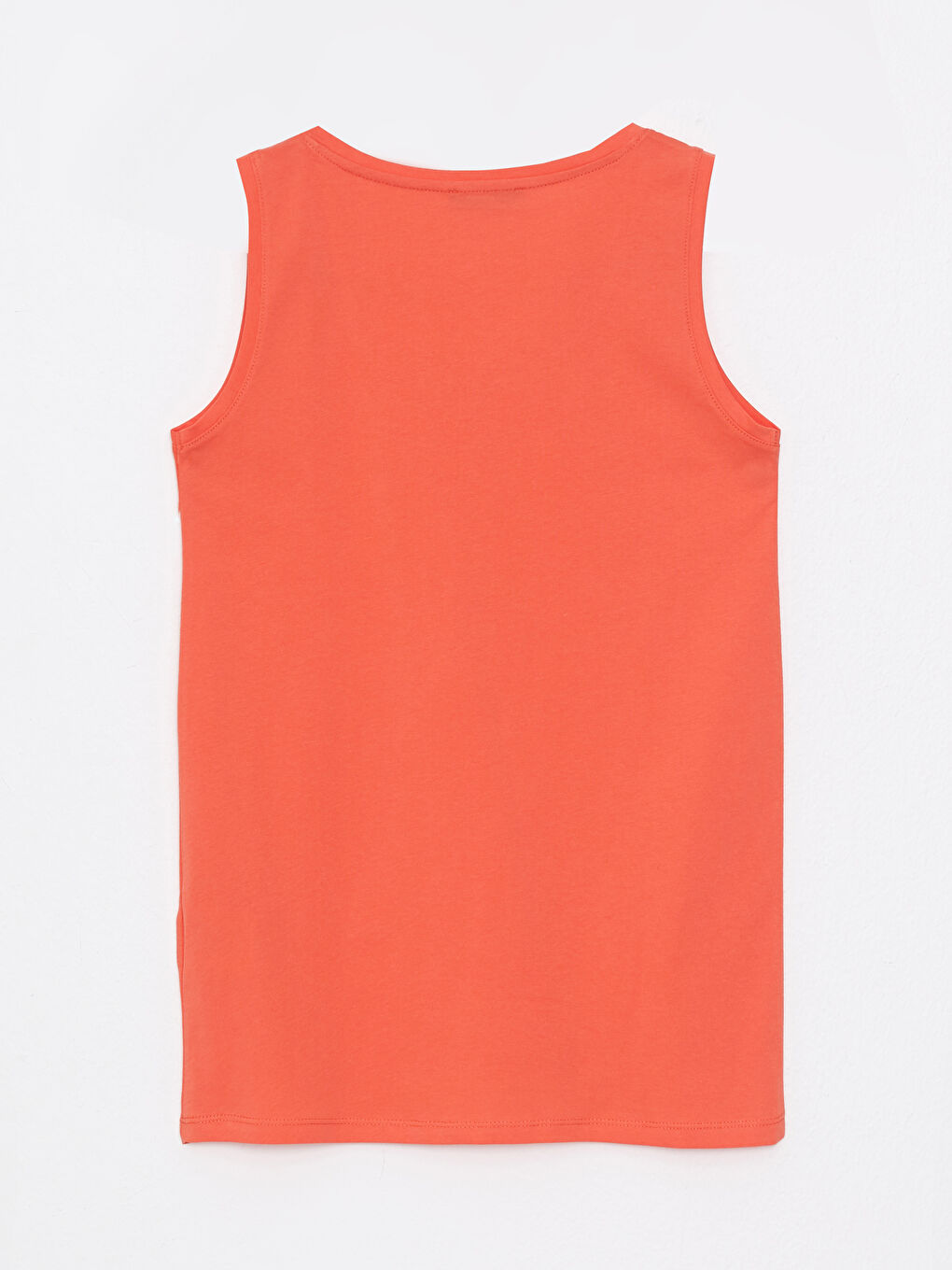 Mercan U Yaka Düz Pamuklu Kadın Atlet-6