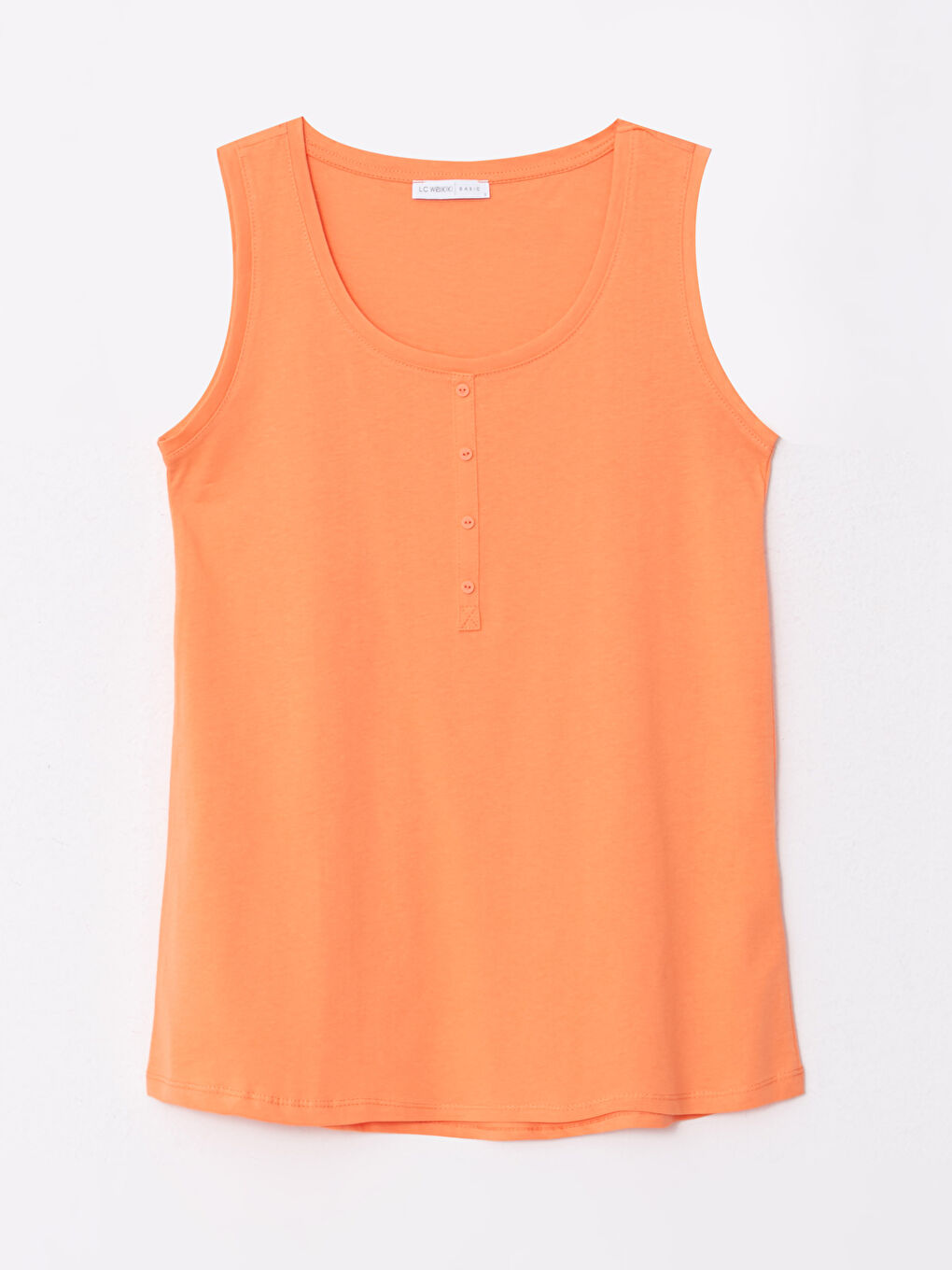 U Neck Plain Cotton Women's Singlet -S2FC12Z8-FKL