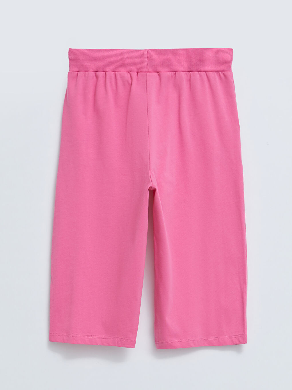 LCW Kids Pembe Beli Lastikli Baskılı Kız Çocuk Şort - 1