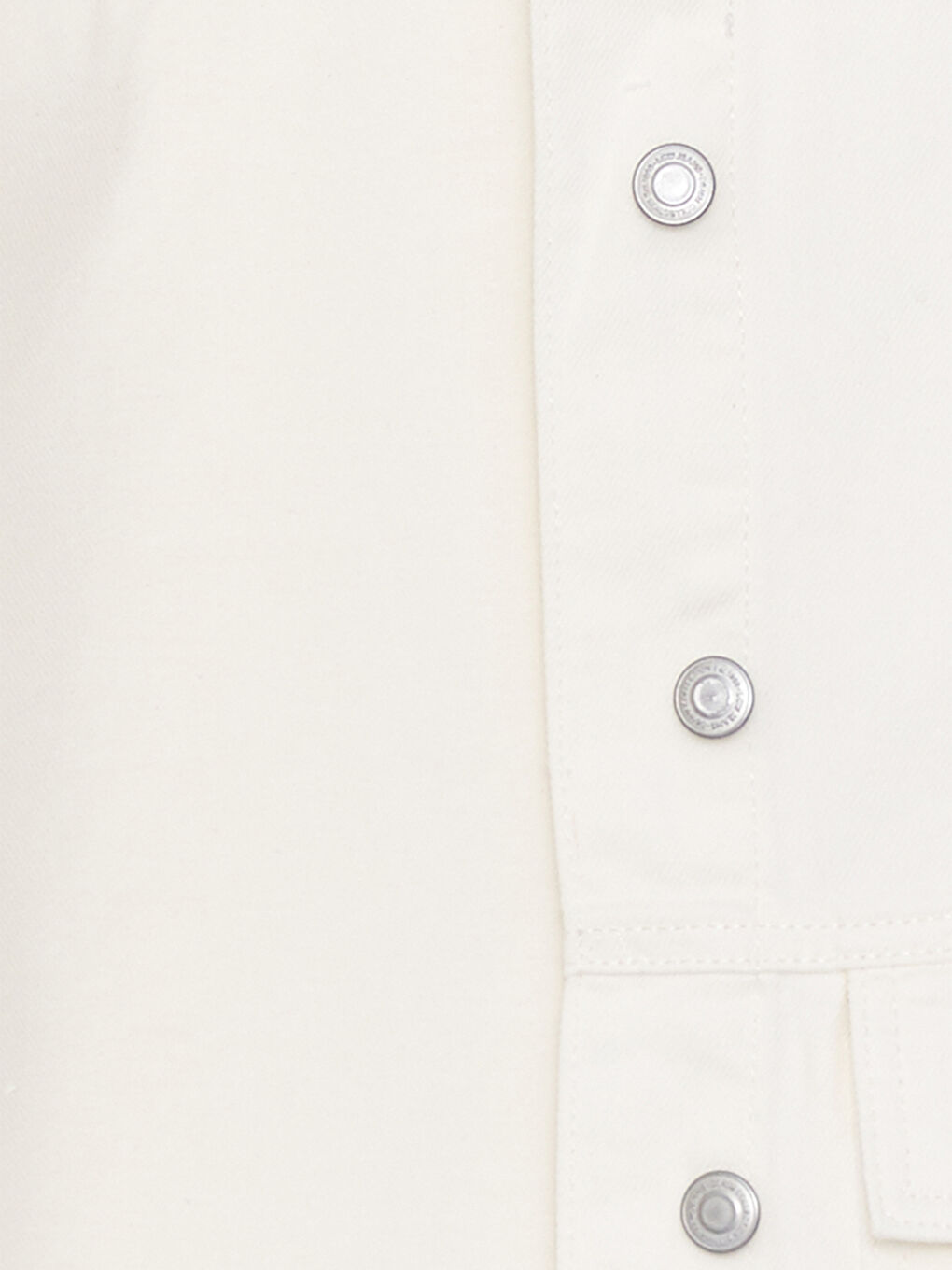 Beyaz Kadın Gömlek Yaka Düz Jean Yelek-8