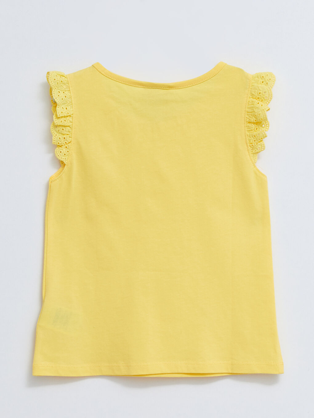 LCW Kids Rundhalsausschnitt Basic Bluse für Mädchen -S2FC98Z4-FTT