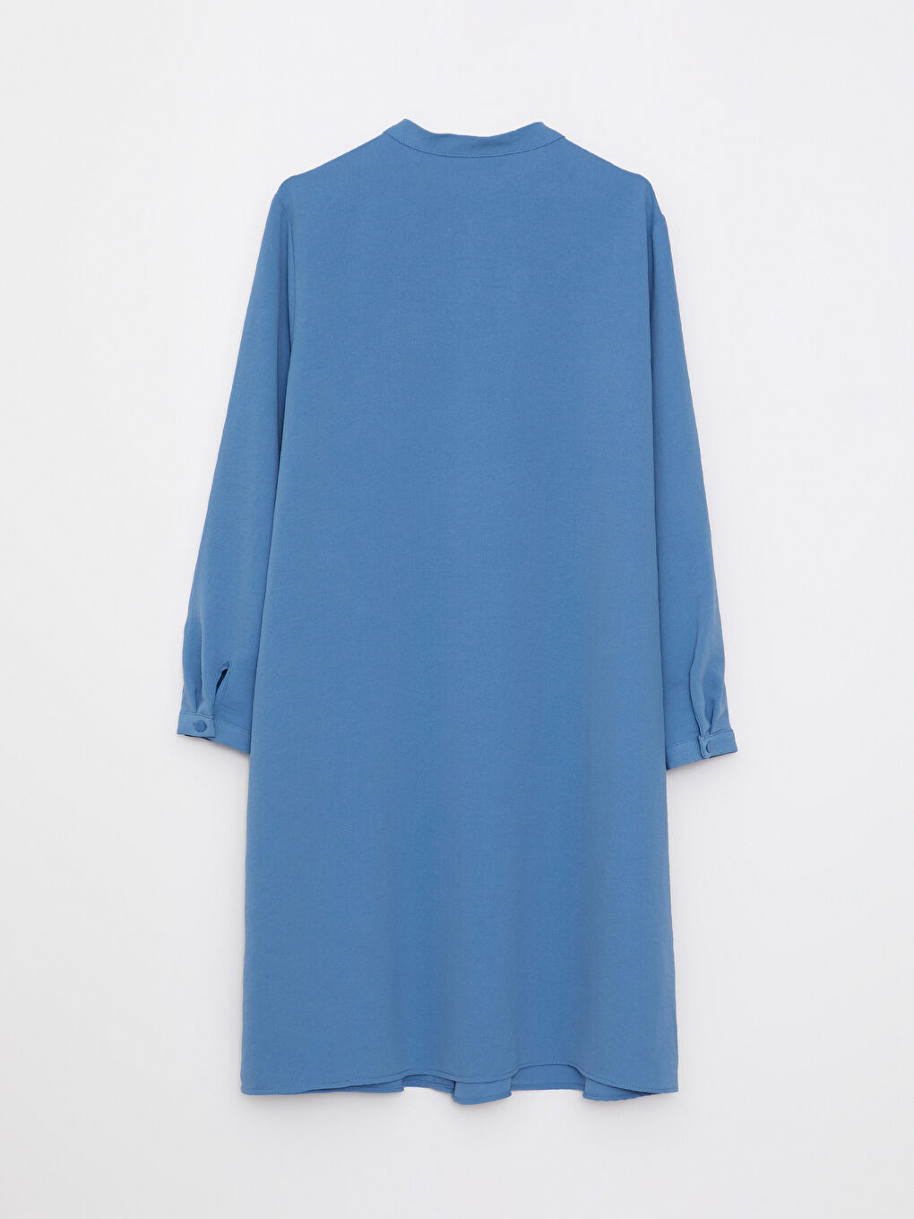 Crew Neck Plain Long Sleeve Women's Tunic-6