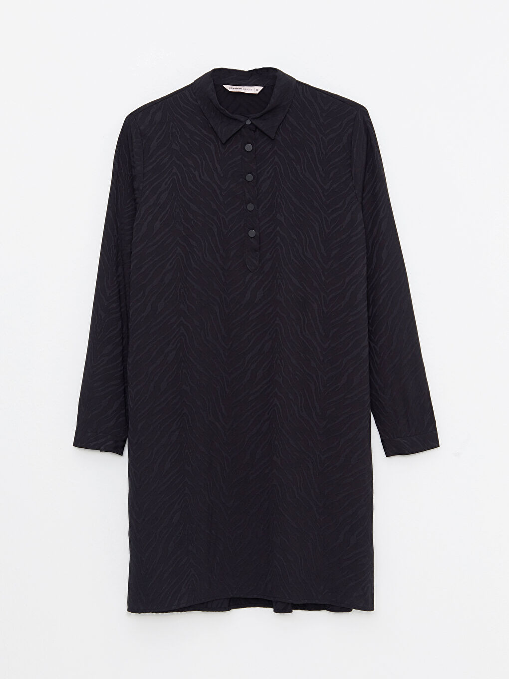Patterned Women's Shirt Tunic-5