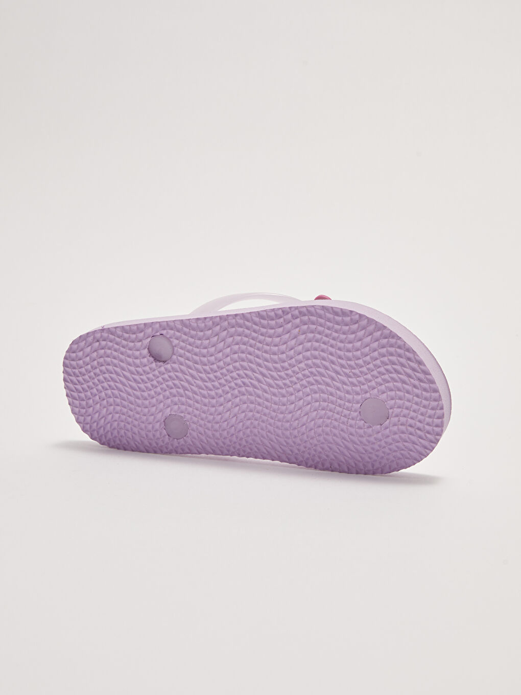 Lila Minnie Mouse Lisanslı Kız Çocuk Parmak Arası Plaj Terliği-4