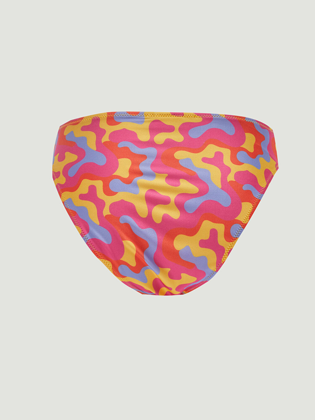 Pembe Desenli Bikini Alt-1