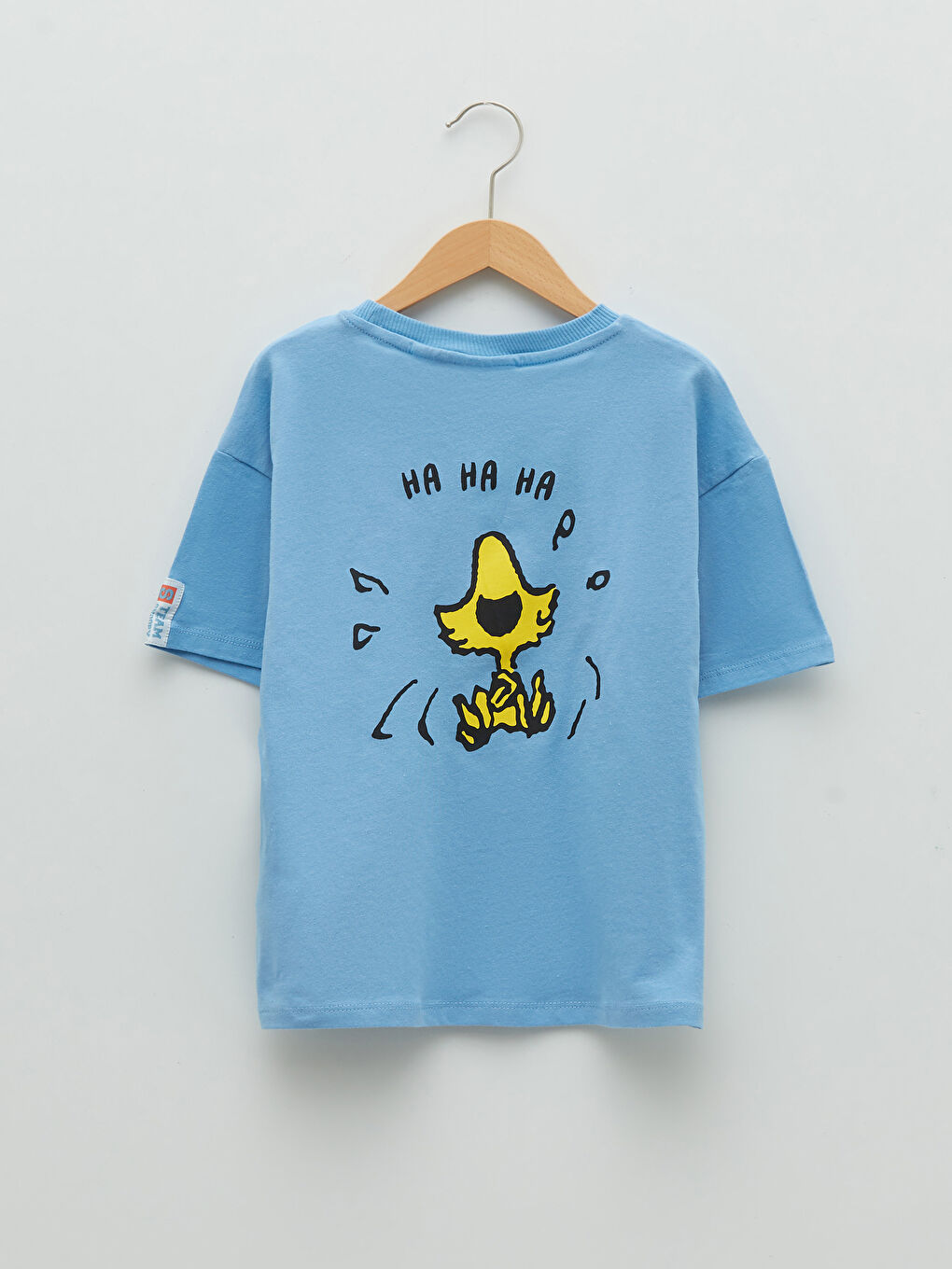 Crew Neck Snoopy Printed Short Sleeve Girls' T-Shirt-1